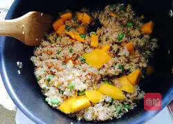 Fruit Fried Rice - Mango Recipe Illustration 4