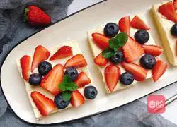 Illustration of how to make fruit sandwiches 11