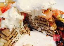 Illustration of how to make banana oatmeal pancakes 10