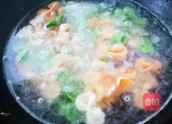 Illustration of how to make butterfly fried noodles 3