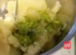 Illustration of how to make water steamed buns 1