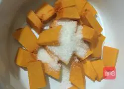 Illustration of how to make steamed pumpkin cake 3