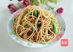 Illustration of how to make vegetarian fried noodles 14