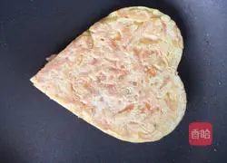 Illustration of how to make carrot and egg pancakes 10