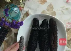 Illustration of how to make fried rice with sea cucumber xo sauce 1