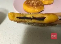 Pumpkin bean paste cake recipe 9