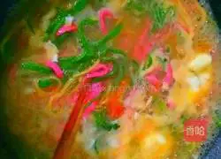Illustration of how to make colorful noodles 12