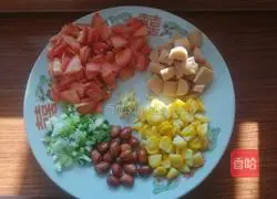 Illustration of how to make lazy fried rice 1