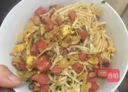 Love Fried Noodles Illustration of how to do it 8