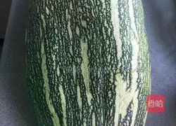 Illustration of how to make square melon cake 1