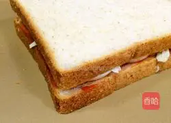 Illustration of making marshmallow sandwich 9