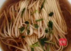 Gege Illustration of how to make brand refreshing noodles 2