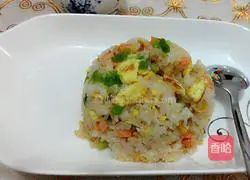 Illustration of how to make ginger egg fried rice 5