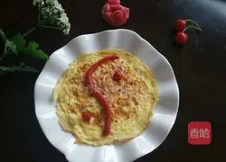 Illustration of how to make ham omelette 6