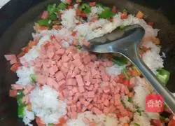 Pineapple Fried Rice Illustration of how to do it 8