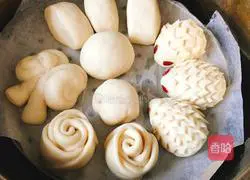 Illustration of how to make hedgehog steamed buns 11