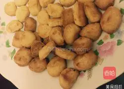 Illustration of how to make diced orange cheese pancakes (Holiland) Kuaishou version 9