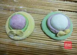 Illustration of how to make sunhat steamed buns 5