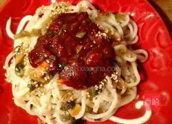 Illustration of Preserved Egg Assorted Cold Noodles 12