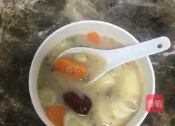 Illustration of how to make ham fried noodles 6