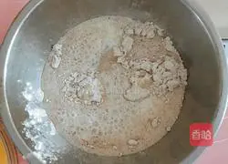 Buckwheat black sesame waffles Illustration of how to do it 1