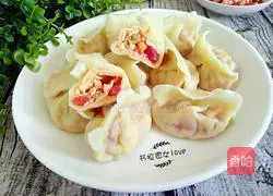 Illustration of how to make tomato and egg dumplings 15