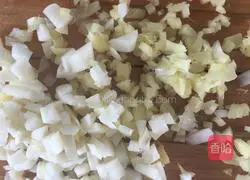 Illustration of how to make cabbage and pork pie 3