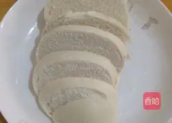 Illustration of how to make egg steamed bun slices 5