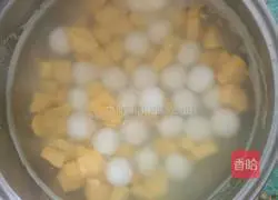 Illustration of how to make sweet potato glutinous rice balls 3