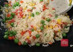 Illustration of how to make pastoral fried rice 5