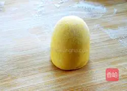 Illustration of how to make pumpkin bean noodle steamed buns 13