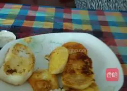 Illustration of how to make fried steamed buns and two-meter porridge with jam 7