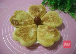 Illustration of how to make millet flour and milk dough cake 10