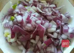 Illustration of how to make egg and hot pepper noodles with marinade 3