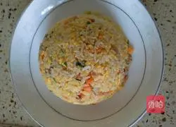 Illustration of how to make egg fried rice 6