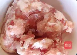 Minced meat Illustration of how to make fried egg rice noodles 2