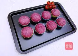 Milk Purple Sweet Potato Steamed Buns Recipe Illustration 9