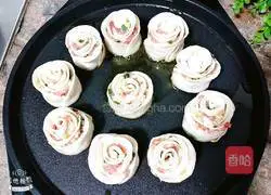 Illustration of how to make rose dumplings 10