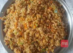 Illustration of how to make raw fried glutinous rice 5