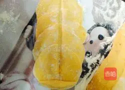 Rose pumpkin steamed bun recipe 6