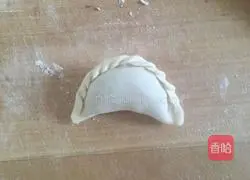 Illustration of how to make lace dumplings 9