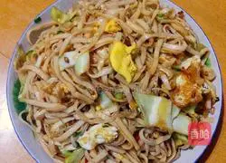 Illustration of how to make fried noodles 8