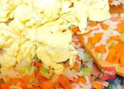 Rainbow Fried Rice Recipe Illustration 11