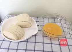 Illustration of how to make fried egg steamed buns 1