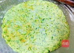 Illustration of how to make wild vegetable cake 8