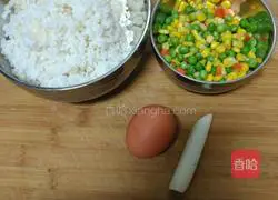 Assorted Egg Fried Rice Recipe Illustration 1