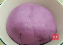 Illustration of how to make purple sweet potato and rose steamed buns 8