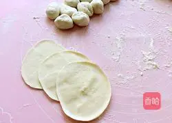 Illustration of how to make pork and celery dumplings 10