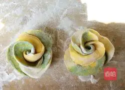 ❤Xiaorui style vegetable rose steamed buns and flowering steamed buns recipe 13