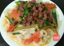 Illustration of how to make beef noodles 5